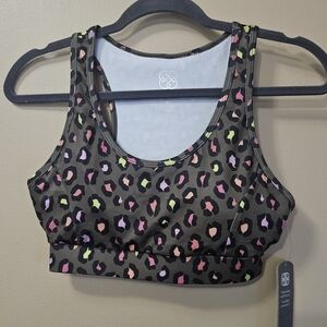NWT Daisy Fuentes Fit Sports Bra Women's Size M